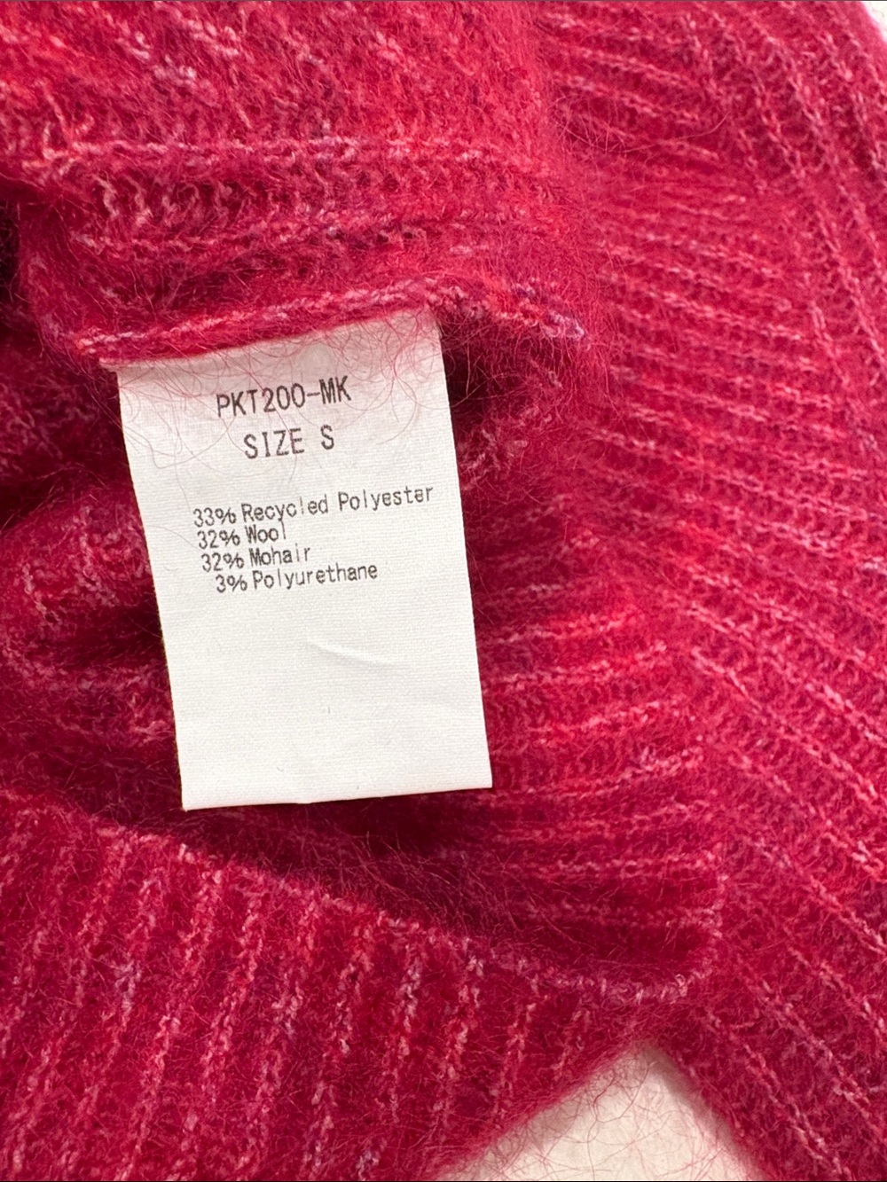 Sayaka Davis Raglan Sweater in Raspberry/Dark Pink - Picture 6 of 7